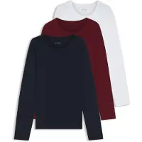BOSS Classic 10243514 Langarmet T-skjorte 3 Enheter