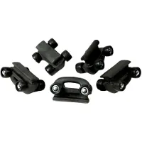 Rutgerson Marine Skinnetralle Med Store Hjul Og Mellomlager 11 Mm