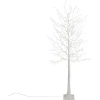 Luca Lighting Julegulvlampe hvitt tre 180 cm inkl. LED med timer IP44 - Ki