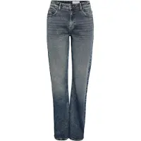 Noisy May Monica Straight Høytaljede Jeans