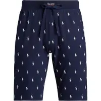 Ralph Lauren for man. 714844765001 Navy knitted pyjama shorts (XXL), Homewear, Cotton