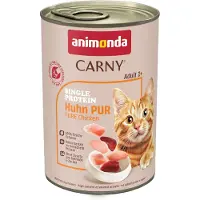 Animonda Carny Sparepakke Single Protein Adult 24 x 400 g - Kylling pur