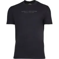 Armani Exchange for man. XM001280AF10361UB101 Regular T-shirt with navy logo (M), Casual, Cotton, Short sleeve