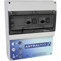 AstralPool 70429 Type C + Type D Kontrollboks Med Overbelastningsvern For 2 Pumper Og Styring For 1 Undervannslys