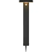 Nordlux LED-solcellegatelampe Rica Square, kantet