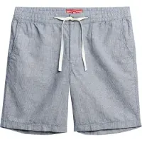 Superdry for man. M7110455A Merchant Store shorts blue (S), Casual, Linen