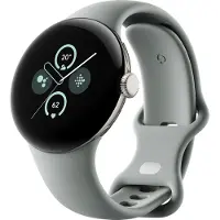 Google Pixel Watch 2 - Sjampagnegull-aluminium - smartklokke med aktivt bånd - fluorelastomer - hassel - båndbredde: S/L - 32 GB - Bluetooth, Wi-Fi...
