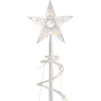 QAZQA Juletre hvit inkl. LED IP44 - Puno