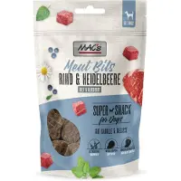 Mac'S Dog Meat Bits - Okse & blåbær (6 x 90 g)