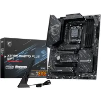 MSI X870E GAMING PLUS WIFI - Hovedkort - ATX - Socket AM5 - AMD X870E Chipset - USB4, USB-C 3.2 Gen 2x2, USB-C 3.2 Gen2, USB 3.2 Gen 2, USB 3.2 Gen 1 - Wi-Fi 7, 5 Gigabit Ethernet, Bluetooth - innbyg