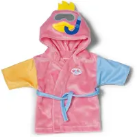 Baby Born Dukkeklær - Badekåpe - 43 cm - - OneSize - Dukkeklær