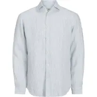 Jack & Jones Parker Linen Stripe Skjorte Med Lange Ermer