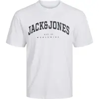 Jack & Jones T-skjorte - JjeCaleb - White - - 14 år (164) - T-skjorte