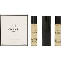 Chanel No 5 Giftset 60 ml 2x Edt Spray Refill 20Ml/1x Edt Spray 20Ml- Twist and Spray - Purse Spray