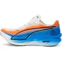 Puma Deviate NITRO Elite 3 Ekiden Running Shoes Men, Fitness, White/Heat Fire/Black, 45