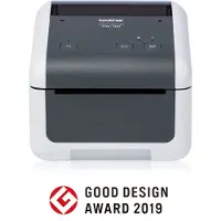 Brother TD-4410D - Etikettskriver - direktetermisk - Rull (11,8 cm) - 203 x 203 dpi - inntil 203.2 mm/sek - USB 2.0, seriell