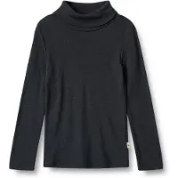 Wheat Ull T-Shirt Roll Neck Aksel Navy (116 / 6 år)
