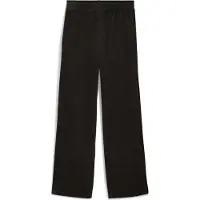 Puma Essentials Elevated Velour Pants Women, Clothing, Black, M