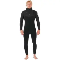 Rip Curl Dawn Patrol 6/4 Mm Langermet Våtdrakt Med Hette Og Glidelås På Brystet