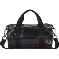 Fred perry for man. L1400 Classic mini sports bag black, gold (OSFA), Casual, Recycled Polister, Sustainable
