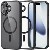 Tech-Protect iPhone 17 Magmat Deksel - MagSafe-kompatibel - Svart / Klar