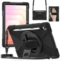 Mtp Products Samsung Galaxy Tab S11 Heavy Duty 360 Deksel med Håndrem - Svart
