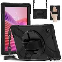 Mtp Products Lenovo Tab Heavy Duty 360 Deksel med Håndrem - Svart