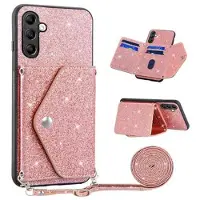 Mtp Products Samsung Galaxy A36 Stardust Deksel med Kortlomme - Rosa