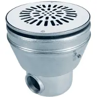 AstralPool Side Outlet 2´´ Bottom Outlet 1 1/2´´ 26197 Sirkulært Bunnsluk For Linerbasseng