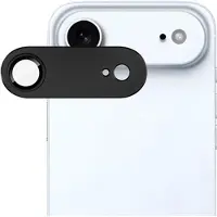 IMAK iPhone Air Fullt deksel i metall og herdet glass kameralinsebeskyttelse - svart