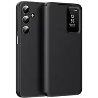 Mtp Products Samsung Galaxy A17 Smart Clear View Flip-etui med kortspor - Svart