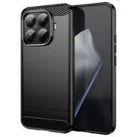 Mtp Products Xiaomi 15T Pro Børstet TPU-deksel - karbonfiber - svart
