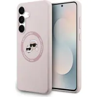 Karl Lagerfeld Silikon Karl&choupette Heads Magsafe-mobildeksel For Samsung Galaxy S25 Fe