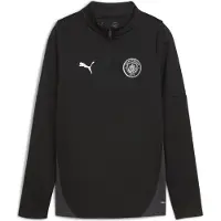 Puma Manchester City Training Quarter-Zip Top Youth, Clothing, Fizzy Apple/Blue Violet, 5-6Y