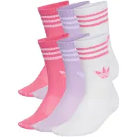 Adidas Originals Sokker - 6-pack - Hvit/Rosa Fusjon/Powder Plum - - 22/24 - Sokker