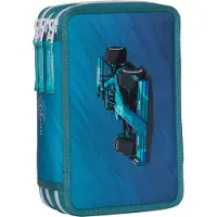 Beckmann Penal m. Innhold - Racing - Grønn - - OneSize - Pennal