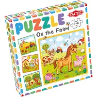 Tactic Puslespill - My First Puslespill - 4x6 Brikker - On The F - - OneSize - Puslespill