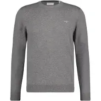 Gant for man. 8030561 Classic Cotton Crewneck Pullover Grey (XL), Casual