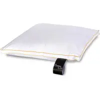 Quilts of Denmark Hodepute med moskusdun - Mellompute - 3-kammer dunpute - 50x60 cm - Premium By Borg