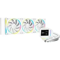 DeepCool LM360 WH - Væskekjølesystem for prosessor - Radiatorstørrelse: 360 mm - (for: LGA1851, LGA1700, LGA1200, LGA1151, LGA1150, LGA1155, AM4, AM5) - 120 mm - svart