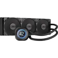 Corsair Nautilus 360 RS LCD-vannkjøler for CPU, 360 mm, svart