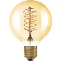 Osram Vintage 1906 Classic - LED-filamentlyspære - form: globus - E27 - 7 W (ekvivalent 48 W) - klasse F - behagelig varmt lys - 2200 K - klar gullfarge
