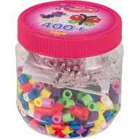Hama Maxi Perler m. Perleplate - 400 stk. - Flerfarget - - OneSize - Perler