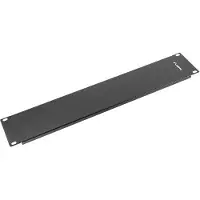 Lanberg - Tomt panel - RAL 9004, svart - 2U - 19