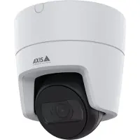 Axis IP-kamera M3128-LVE PTZ turret, utendørs/innendørs vandal- og værbestandig, farge (dag/natt), 8 MP 3840x2160 4K, M12, fast iris, lyd, LAN 10/100, H.