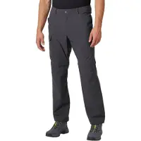 Helly Hansen Elv Light Zip Off, Turbukser, Herre, EBONY