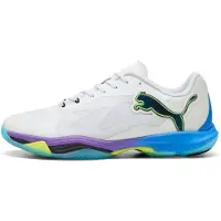 Puma Vantage NITRO Game On HandBall Shoes Unisex, Shoes, White/Glowing Red/Ultra Blue, 46.5