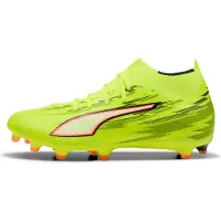 Puma ULTRA 6 MATCH+ FG/AG Football Boots Unisex, Shoes, Yellow Alert/Black/Glowing Red, 47