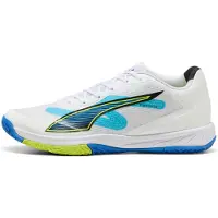 Puma Accelerate Turbo 4 Game On Handball Shoes Unisex, Shoes, White/Glowing Red/Ultra Blue, 37
