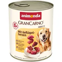 Animonda Original Adult 6 x 800 g - Fjærkrehjerter